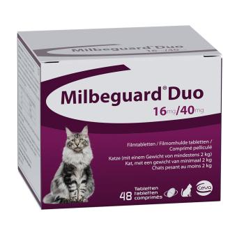 Milbeguard duo (Milbactor) kat 12 tabletten