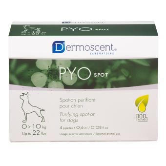 Dermoscent pyo spot hond <br>0-10 kg 4 pipetten