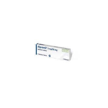 Alpramil 5/50 mg hond <br> tot 10 kg 4 tabletten