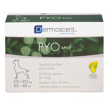 Dermoscent pyo spot hond <br>10-20 kg 4 pipetten