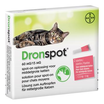 Dronspot middelgrote kat  <br>2 pipetten